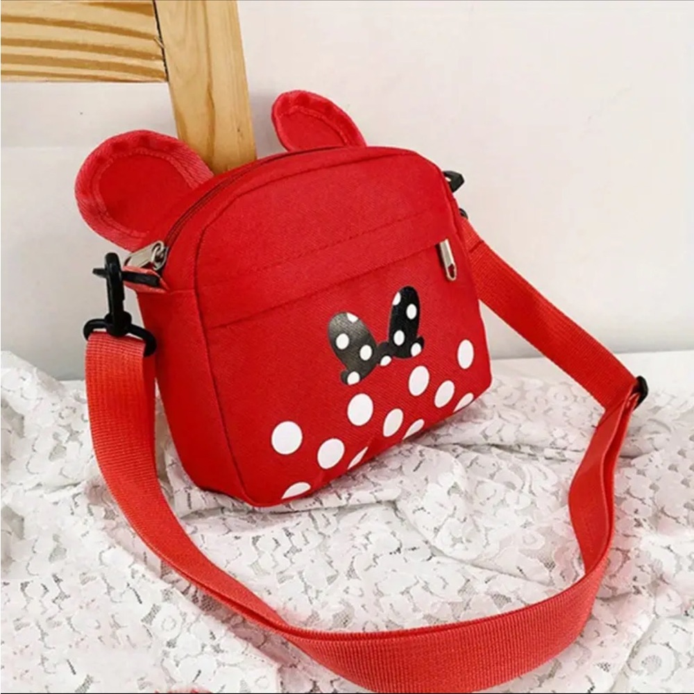 Canvas Coin Purse Trendy with Zipper, Adjustable Strap - Picture 7 of 10